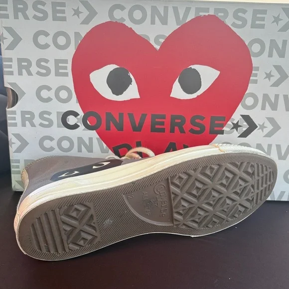 💘 Converse Unisex Comme des Garcons shoes size 12 - Picture 4 of 13